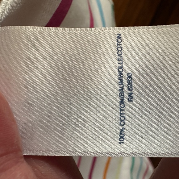 Lands' End 18W No Iron 100% Supima Cotton Short Sleeve Button Down Shirt - Picture 4 of 4